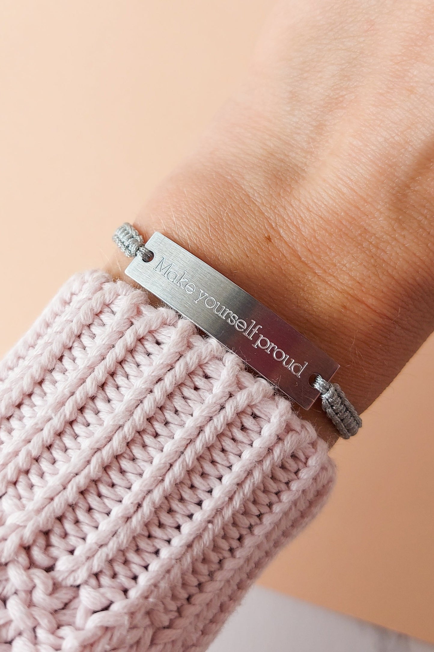 Long Distance Couples Coordinates Bracelet