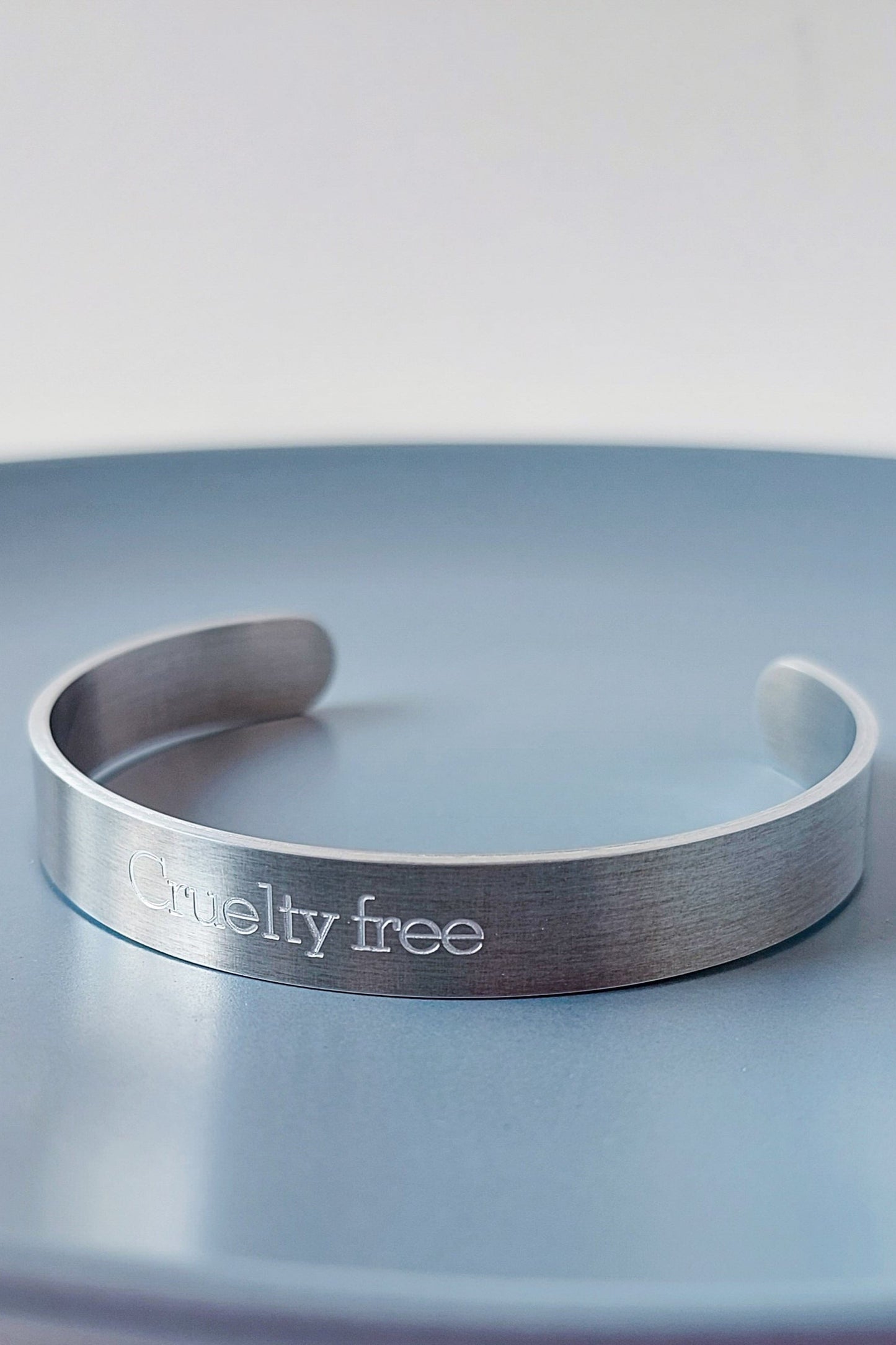 Personalized Custom Text Aluminium Cuff Bracelet