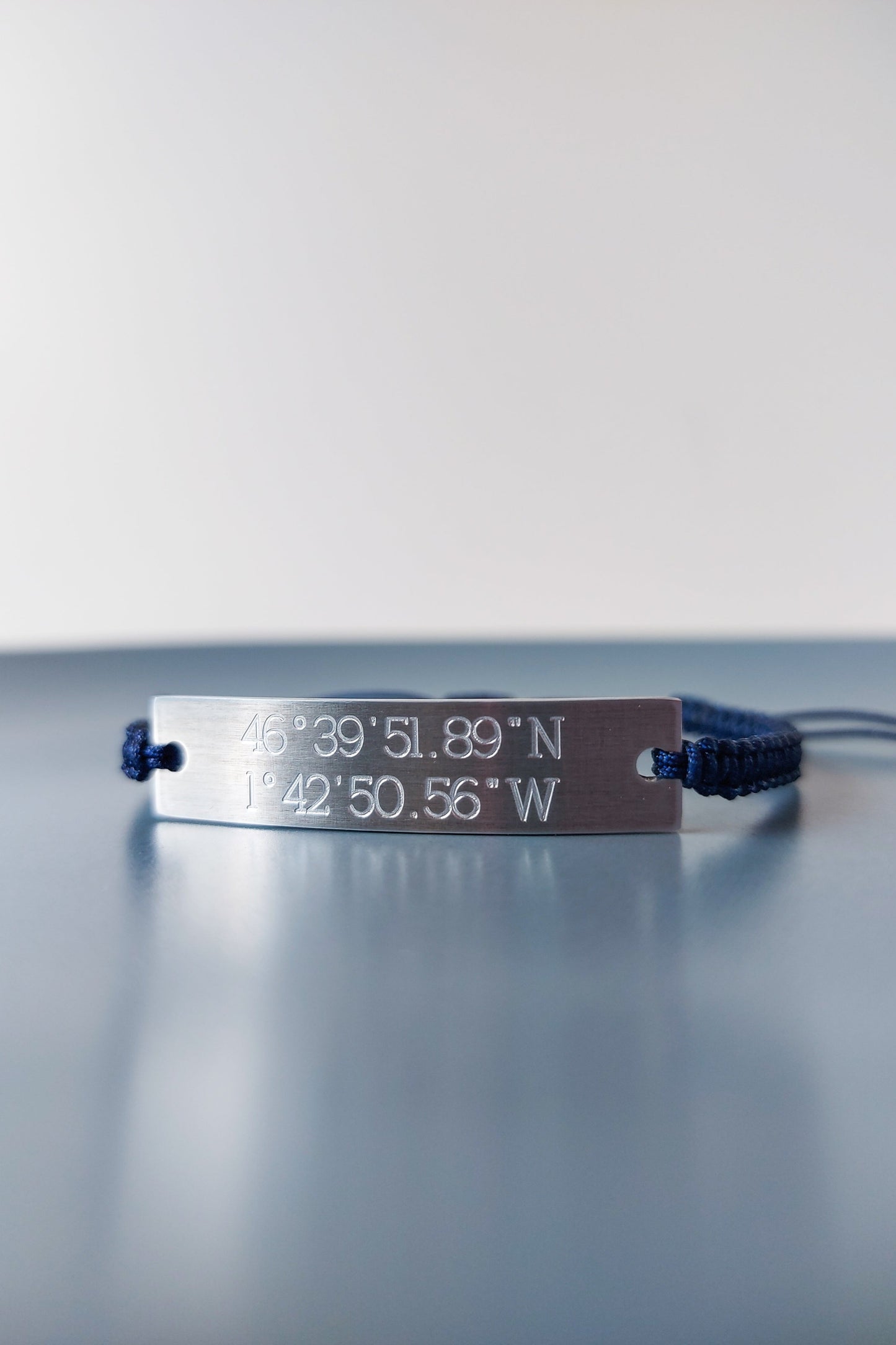Long Distance Couples Coordinates Bracelet