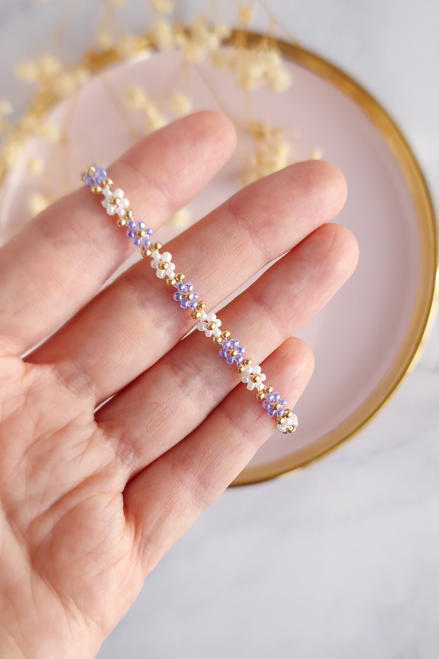 Daisy Flower Bracelet