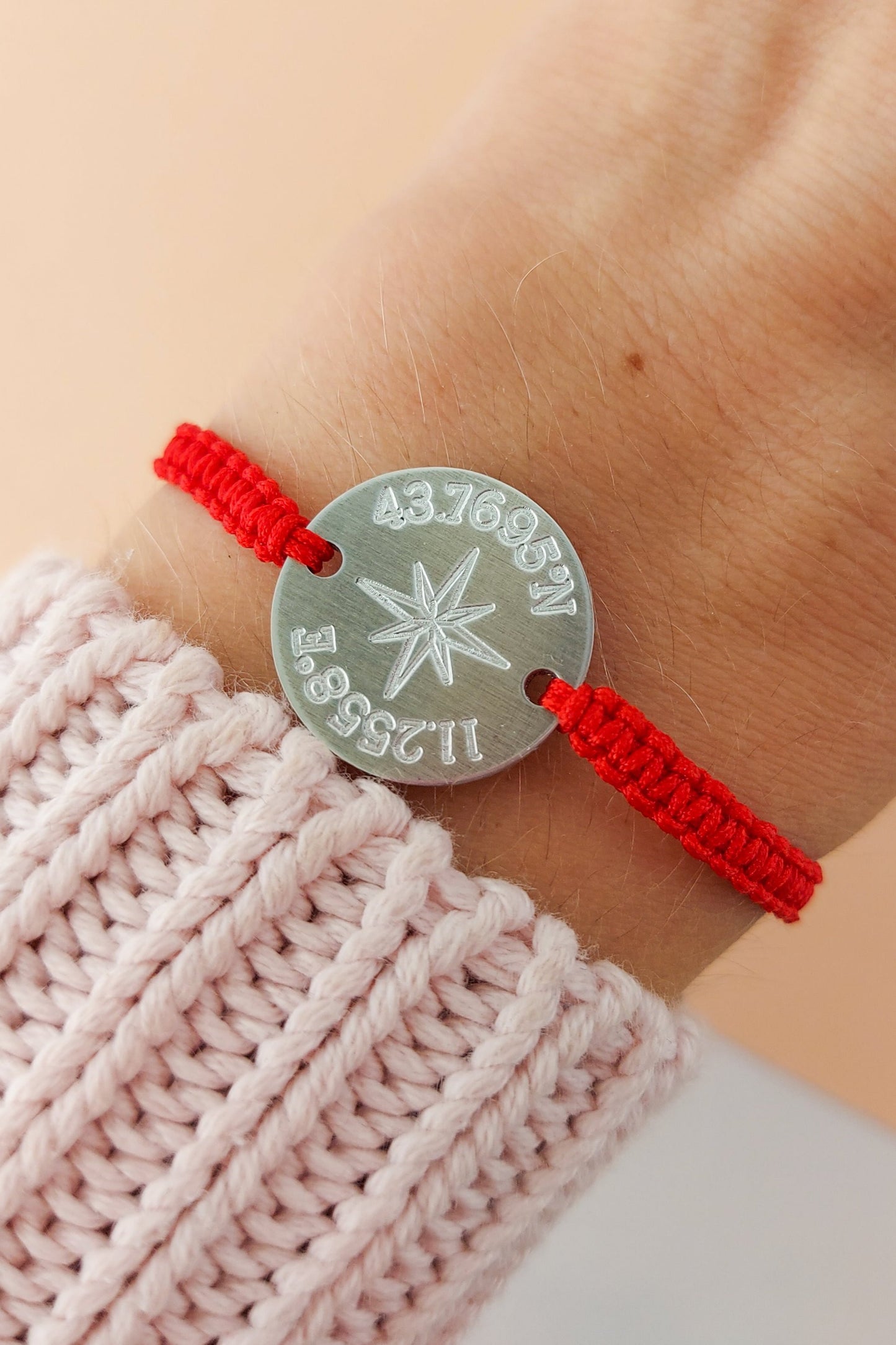 Personalized Custom Coordinates Bracelet