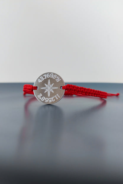 Personalized Custom Coordinates Bracelet