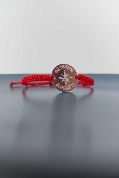 Personalized Custom Coordinates Bracelet