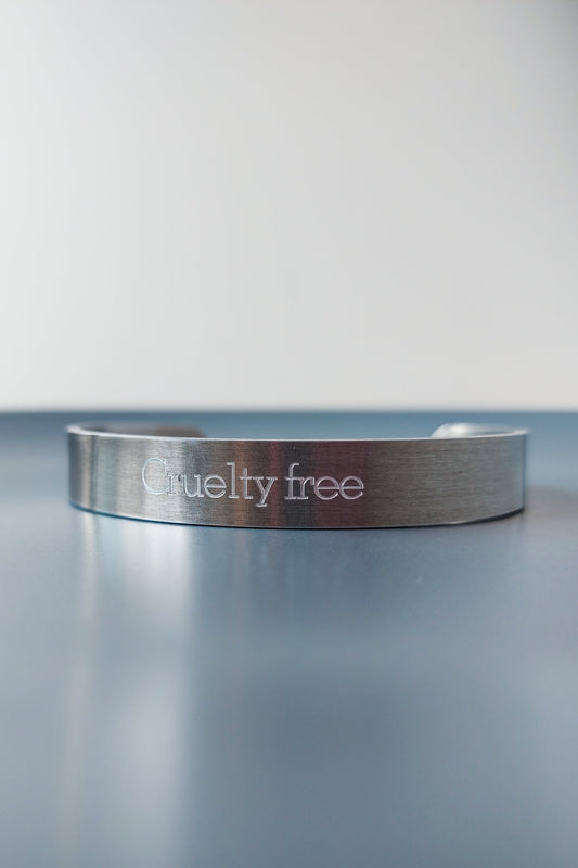 Personalized Custom Text Aluminium Cuff Bracelet