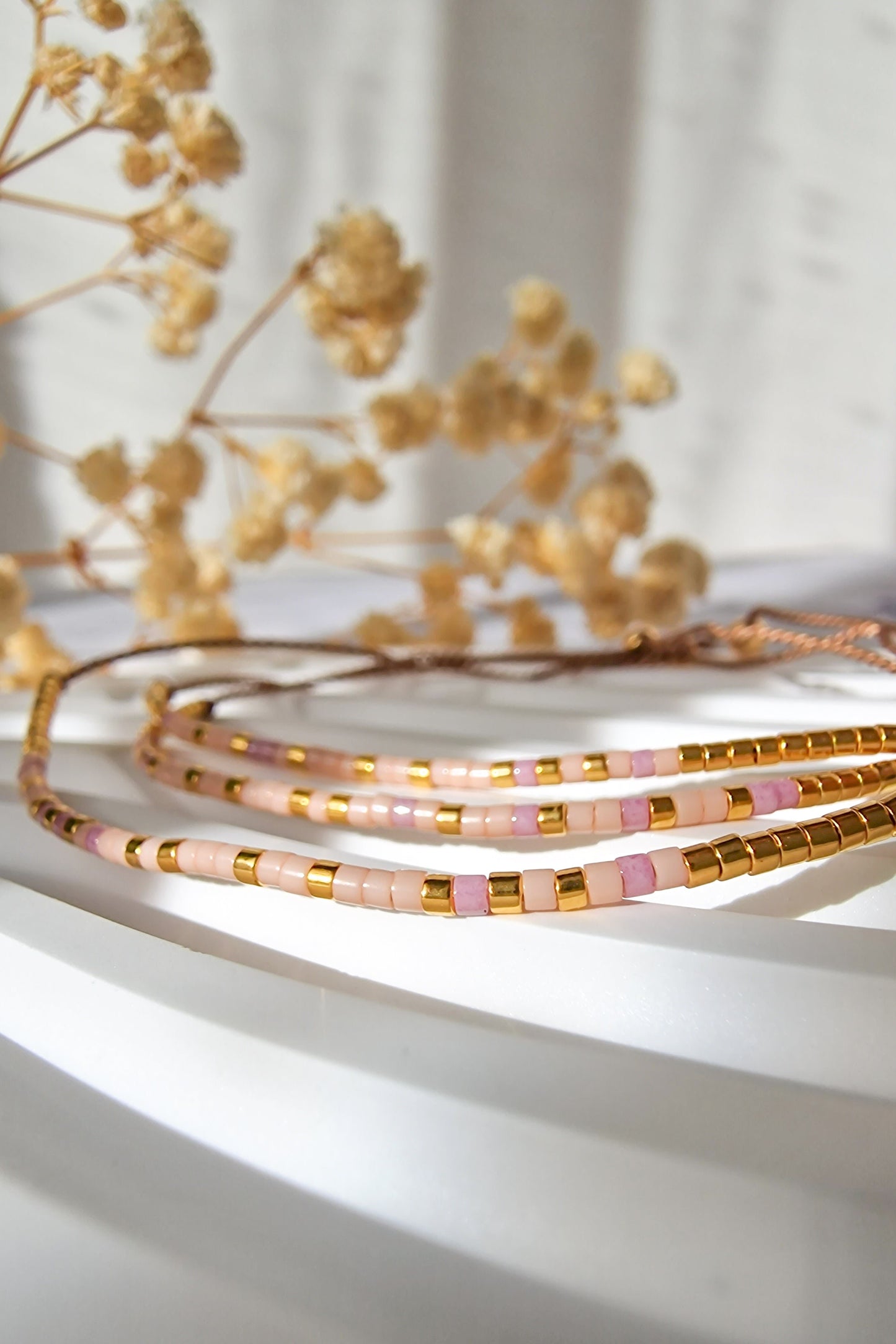 Custom Morse Code Silk Cord Bracelet