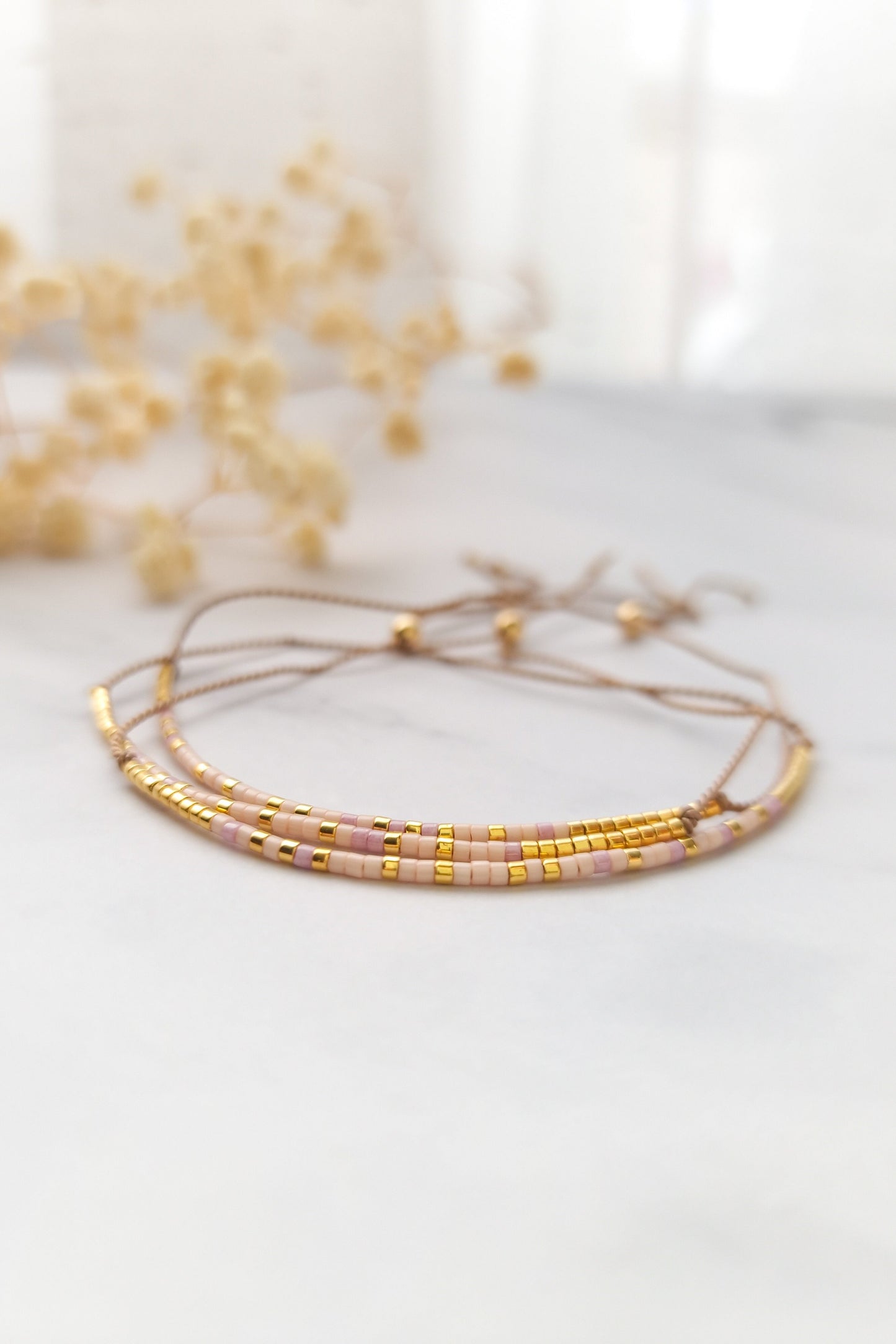 Custom Morse Code Silk Cord Bracelet