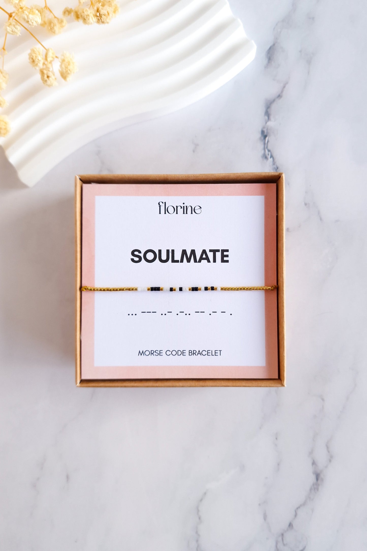 Soulmate Morse Code Bracelet