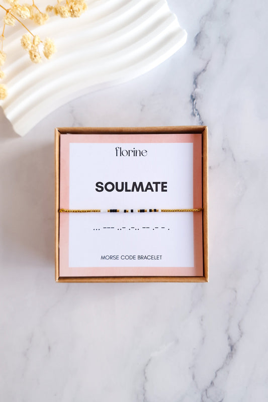 Soulmate Morse Code Bracelet