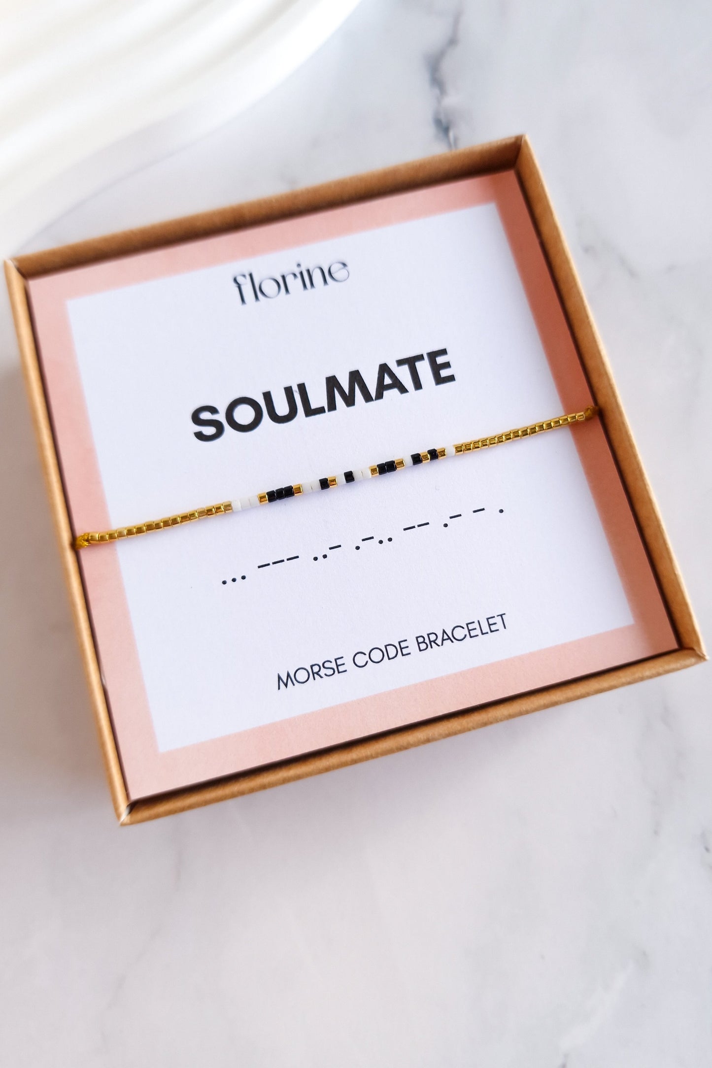 Soulmate Morse Code Bracelet