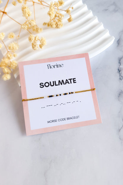 Soulmate Morse Code Bracelet