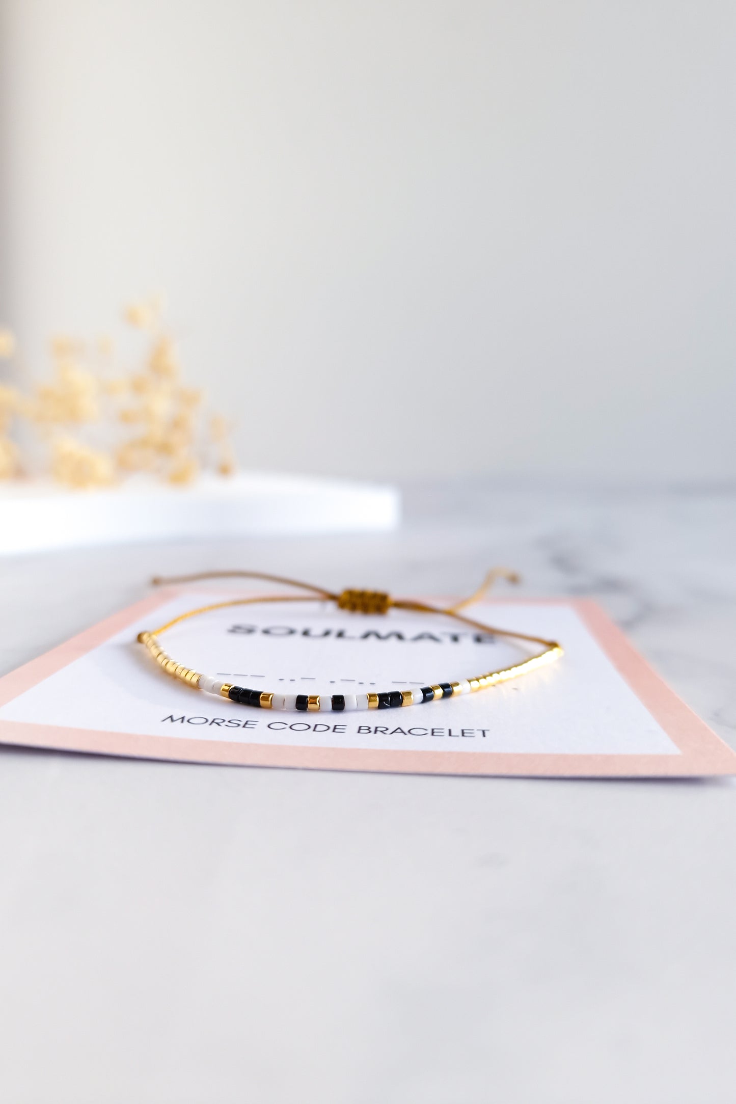 Soulmate Morse Code Bracelet