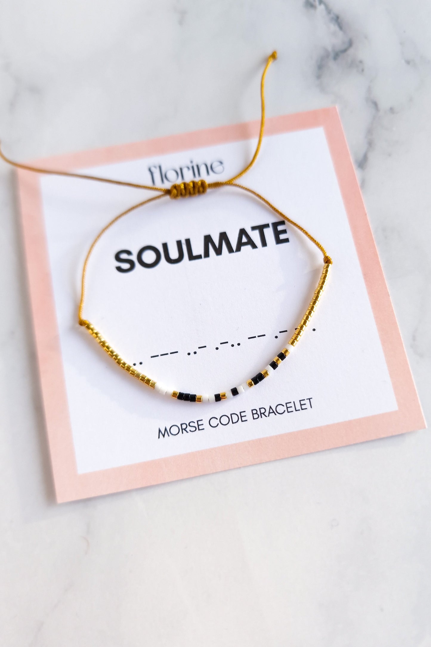 Soulmate Morse Code Bracelet