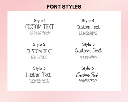 Personalized Custom Text Bracelet
